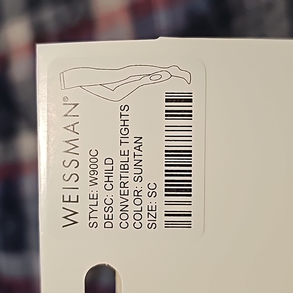 Weissman Convertible tan tights size SC - Picture 3 of 3
